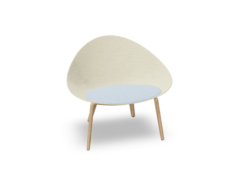 Adell 4 Leg Wood Lounge Chair lounge chair Arper 