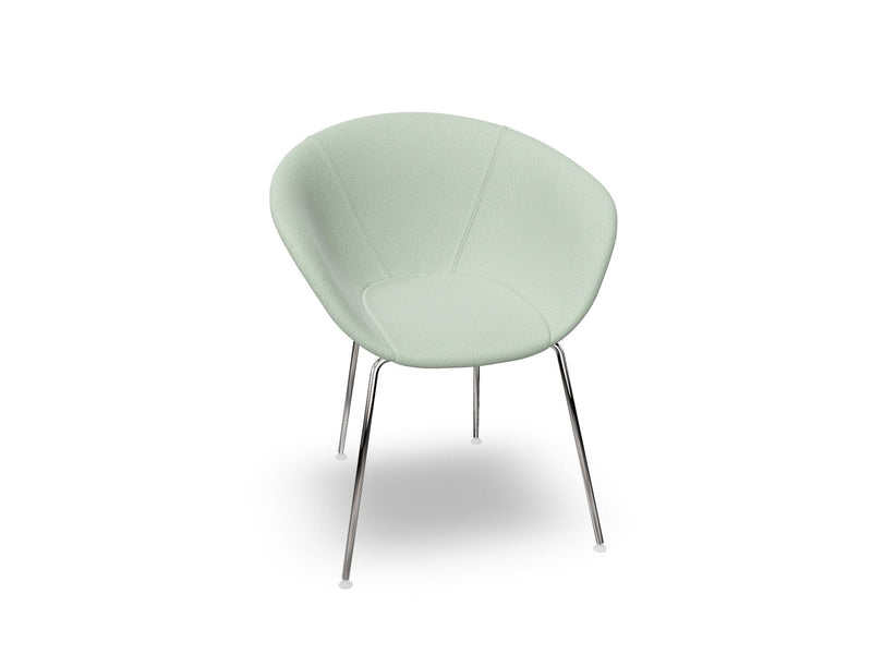 Duna 02 Four Leg Chair Fully Upholstered Chairs Arper 
