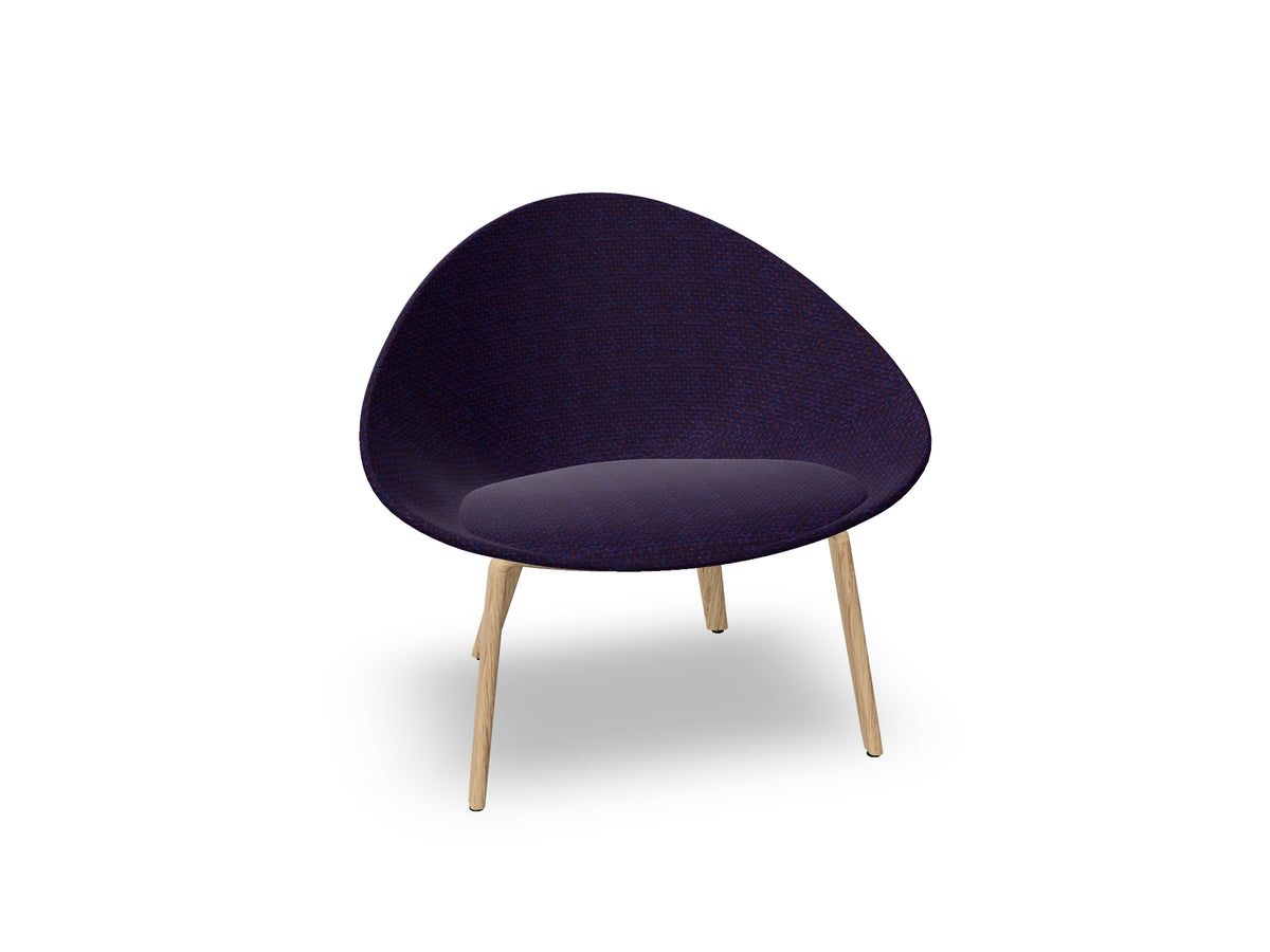 Adell 4 Leg Wood Lounge Chair With Fully Upholstered