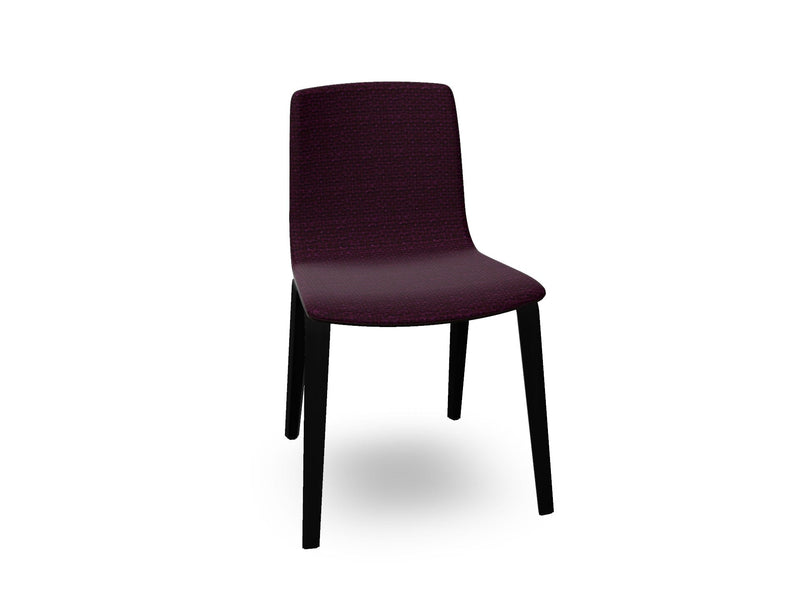 Aava 02 Wooden Chair with Front Upholstery Chairs Arper 