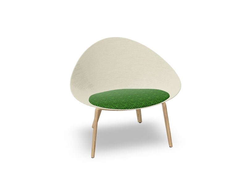 Adell 4 Leg Wood Lounge Chair lounge chair Arper 