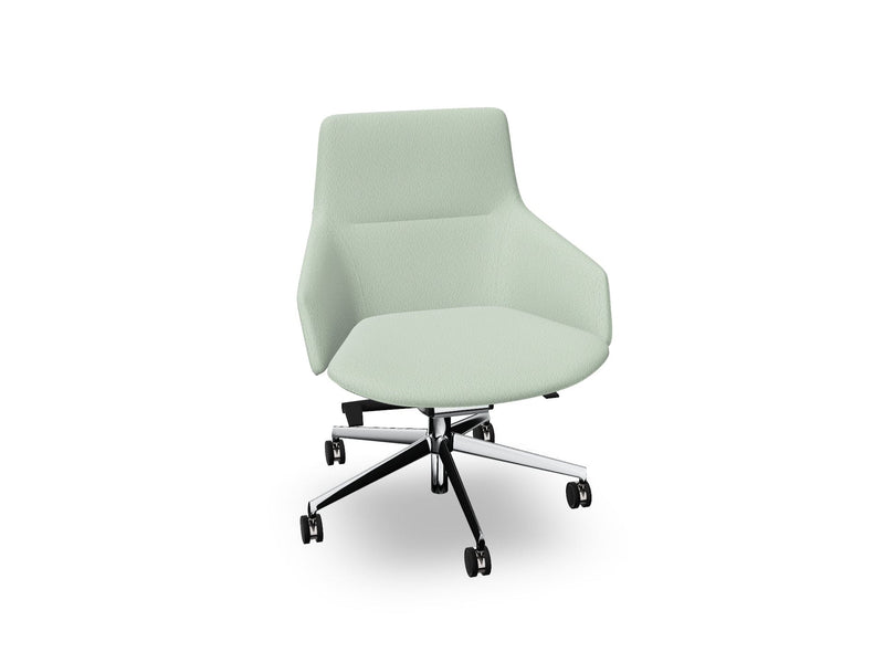 Aston Conference Syncro Five Way Star Base Armchair task chair Arper 