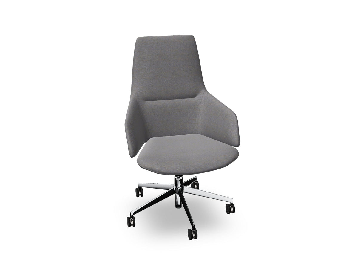 Aston Office Five Way Star Base Armchair Office Chair Arper 