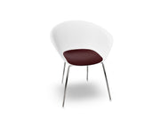 Duna 02 Four Leg Chair With Seat Cushion Chairs Arper 