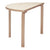 Aalto Table Half Round 95 table Artek Top Birch Veneer | Legs and Edge Band Natural Lacquered 