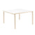 Aalto Table Square 81C table Artek Top IKI White HPL | Legs and Edge Band Natural Lacquered 