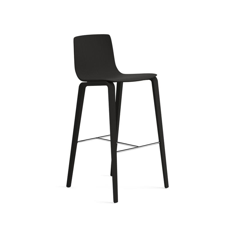 Aava 02-4 Legs Wood Counter & Bar Stool Stools Arper 