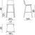 Aava 02-4 Legs Wood Counter & Bar Stool Stools Arper 