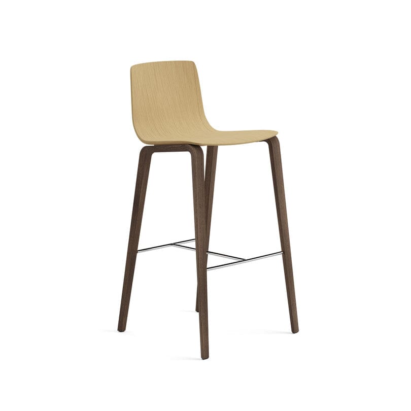 Aava 02-4 Legs Wood Counter &amp; Bar Stool Stools Arper 