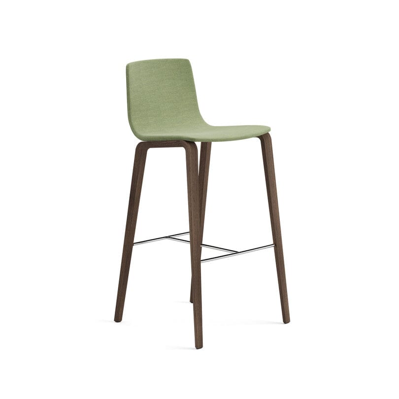 Aava 02-4 Legs Wood Counter & Bar Stool Upholstered Stools Arper 