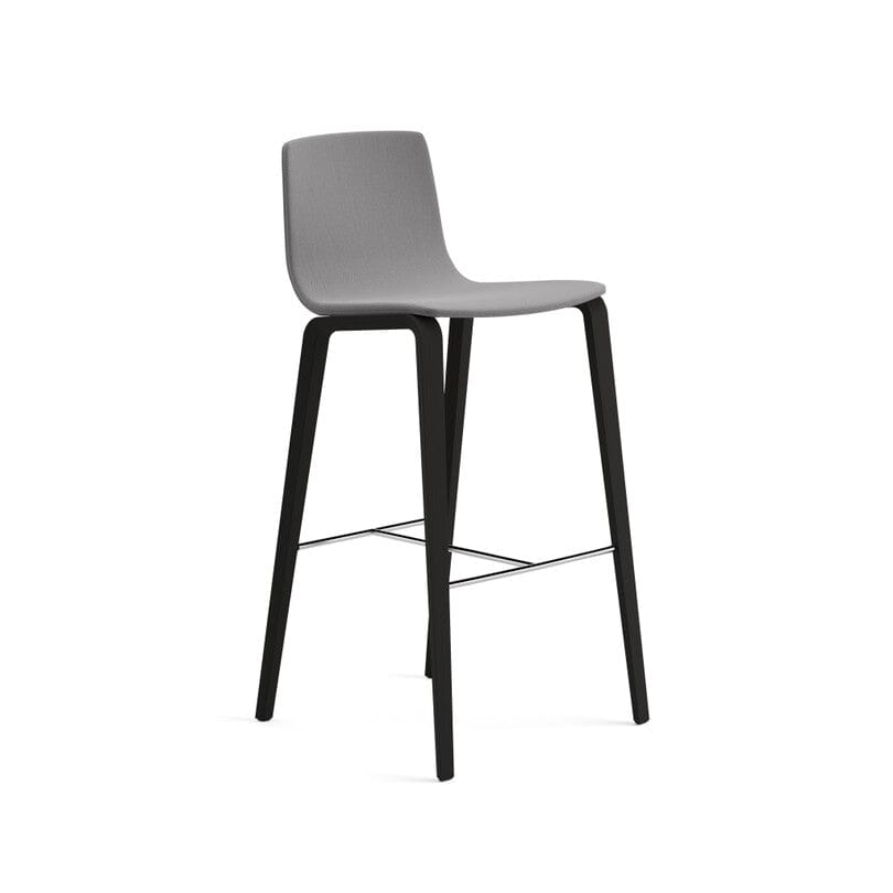 Aava 02-4 Legs Wood Counter & Bar Stool Upholstered Stools Arper 