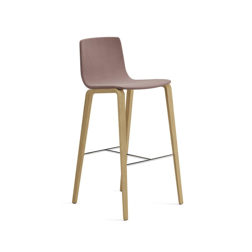 Aava 02-4 Legs Wood Counter &amp; Bar Stool Upholstered Stools Arper 