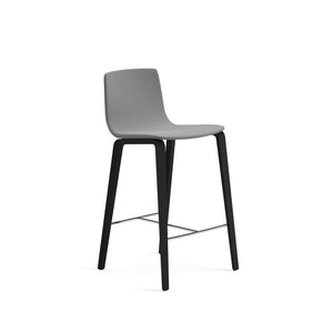 Aava 02-4 Legs Wood Counter & Bar Stool Upholstered