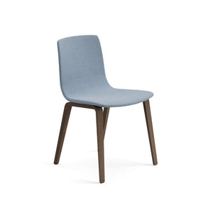 Aava 02-4 Wood Legs Chair With Fully Upholstered Chairs Arper 