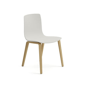 Aava 02-4 Wood Legs Polypropylene Chair Chairs Arper 