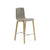 Aava 02-4 Wood Legs Polypropylene Counter & Bar Stool With Front Upholstery Chairs Arper 