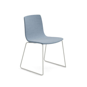 Aava 02 Sled Base Chair With Fully Upholstered Chairs Arper 