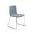 Aava 02 Sled Base Polypropylene Chair With Front Upholstery Chairs Arper 