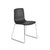 Aava 02 Sled Base Polypropylene Chair With Front Upholstery Chairs Arper 