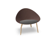 Adell 4 Leg Wood Lounge Chair lounge chair Arper 
