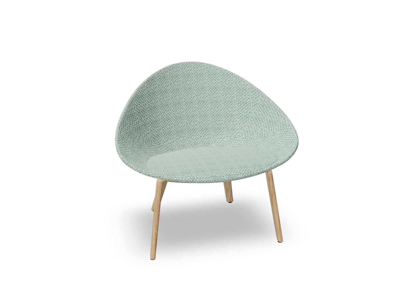 Adell 4 Leg Wood Lounge Chair With Fully Upholstered