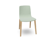 Aava 02-4 Wood Legs Chair With Fully Upholstered Chairs Arper 