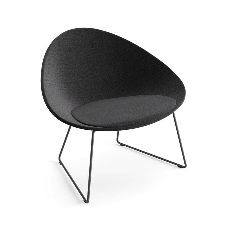 Adell Sled Base Lounge Chair With Fully Upholstered lounge chair Arper 