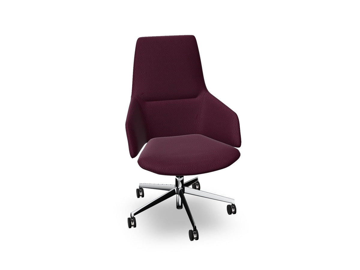 Aston Office Five Way Star Base Armchair Office Chair Arper 
