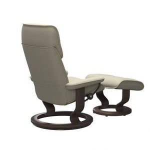 Admiral Chair and Ottoman With Classic Base Chairs Stressless 