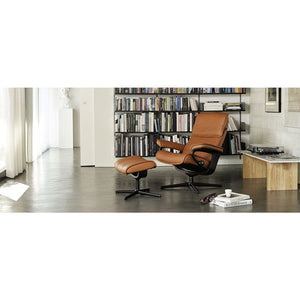 Admiral Chair and Ottoman With Cross Base Chairs Stressless 