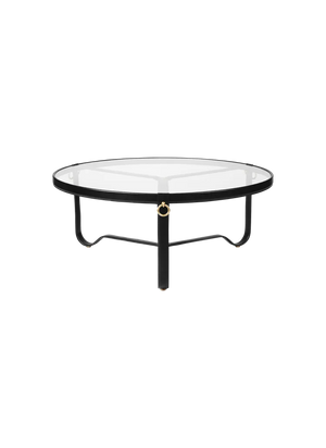 Adnet Coffee Table Coffee table Gubi Black Leather Small 