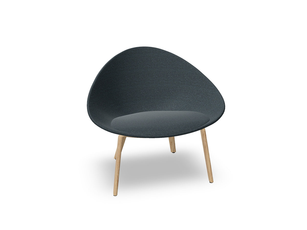 Adell 4 Leg Wood Lounge Chair With Fully Upholstered