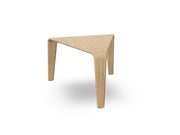 Ply Triangular Coffee Table Coffee table Arper Natural Oak Finish Small 