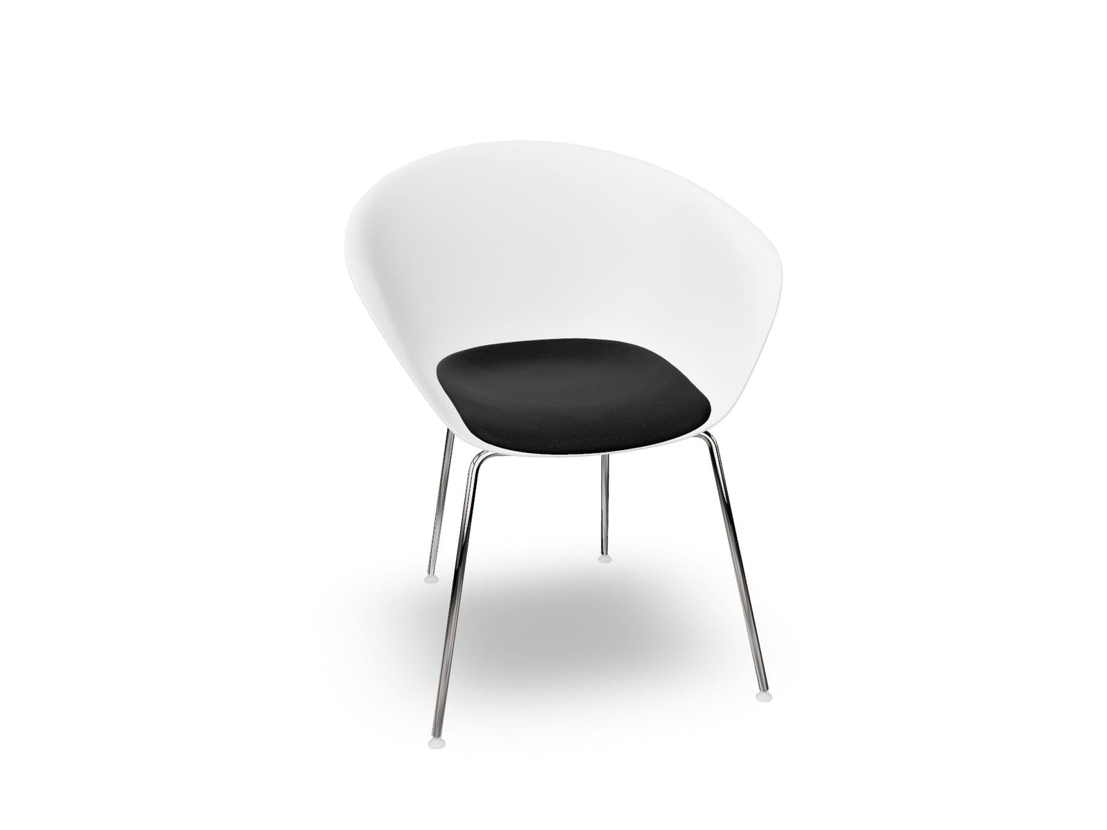 Duna 02 Four Leg Chair With Seat Cushion Chairs Arper 