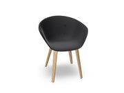 Duna 02 Polypropylene Chair With Wood Legs Chairs Arper 