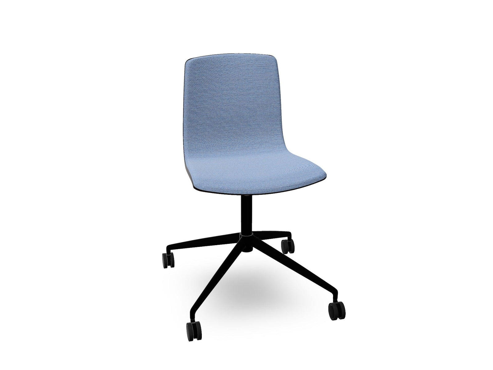 Aava 02 Fixed Trestle Base Wood Chair With Front Upholstery Chairs Arper 