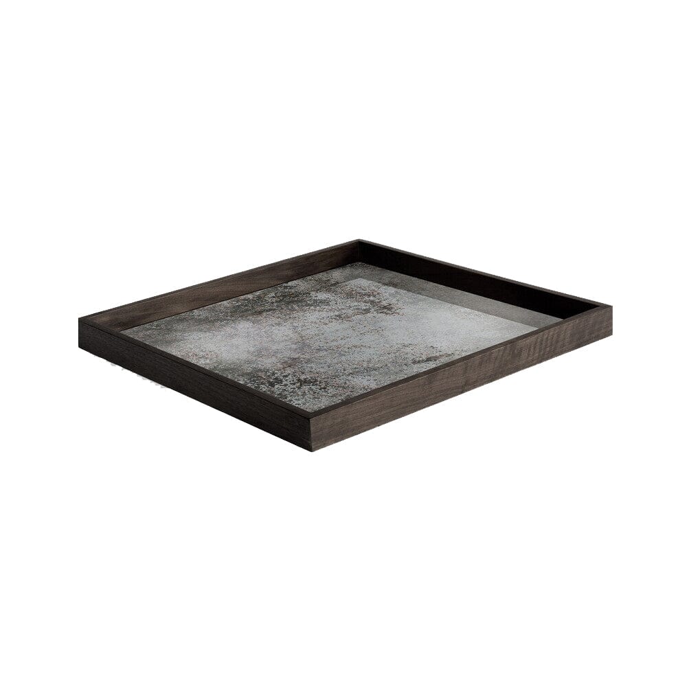 Aged Square Mirror Tray Tray Ethnicraft 