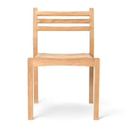 AH501 Outdoor Dining Chair Dining chairs Carl Hansen Teak Untreated No Seat Cushion No Back Cushion