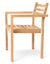 AH502 Outdoor Dining Chair with Armrest Dining chairs Carl Hansen 