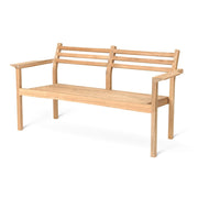 AH701 Outdoor Lounge Sofa Lounge Sofa Carl Hansen Teak Untreated No Seat Cushion No Back Cushion