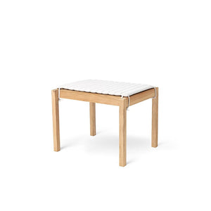 AH911 Outdoor Side Table/stool side/end table Carl Hansen Teak Untreated Fabric Group 1 : Agora Life Oat 1760 