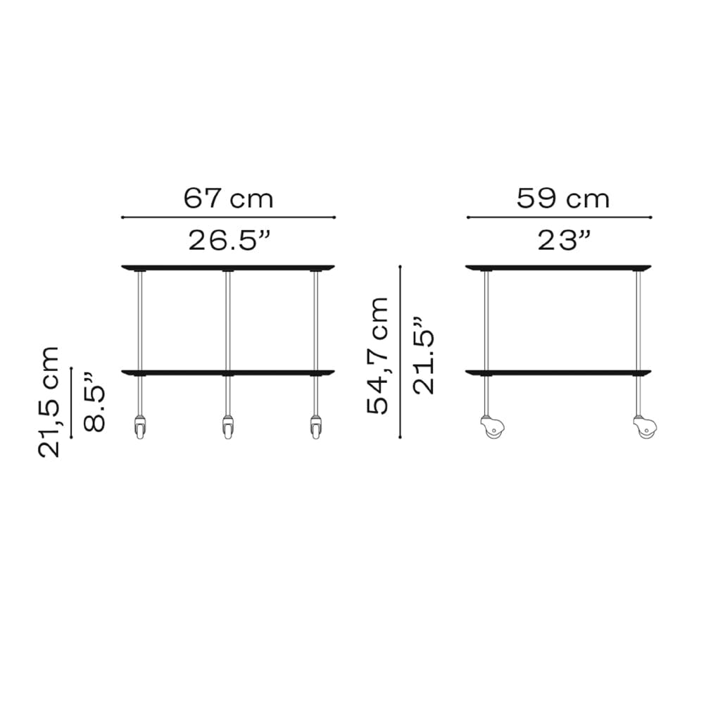 AJ™ Trolley Carts / Trolleys Fritz Hansen 