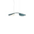 Almendra Arch Pendant Pendant Lights Flos Short Pendant Bay Blue Metallized With Primer