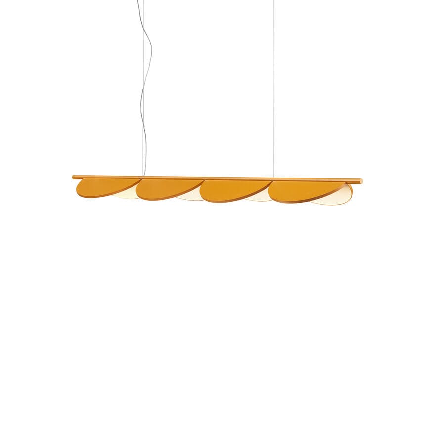 Almendra Linear Pendant Pendant Lights Flos 3 Ocher With Primer