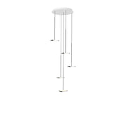 Sky Solo Chandelier Pendant Lights Pablo 5 - Polished Aluminum 