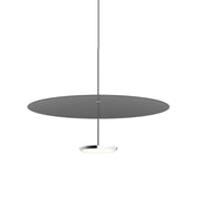 Sky Dome Pendant Pendant Lights Pablo 24" - Polished Aluminum + Black 