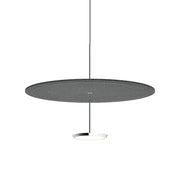 Sky Sound Pendant Light Pendant Lights Pablo 24" - Polished Aluminum + Anthracite 
