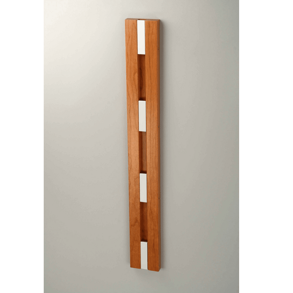 Knax Vertical 4 Hook Coat Hooks Loca Aluminum Cherry lack 