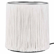 Model 597 Floor Lamp Floor Lamps Gubi Polished Aluminum Cream Fringe 