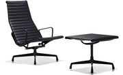 Eames Aluminum Group Lounge Chair and Ottoman by Herman Miller